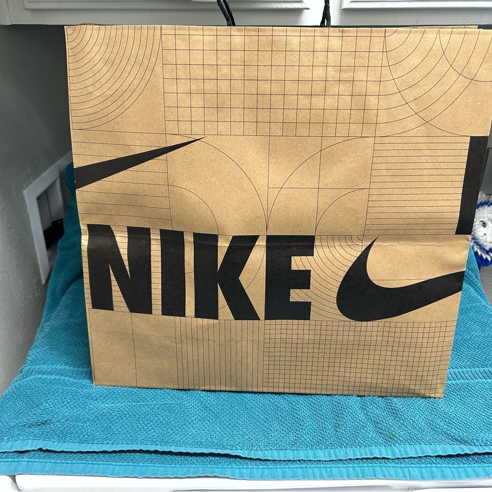 Nike Brown paper bag